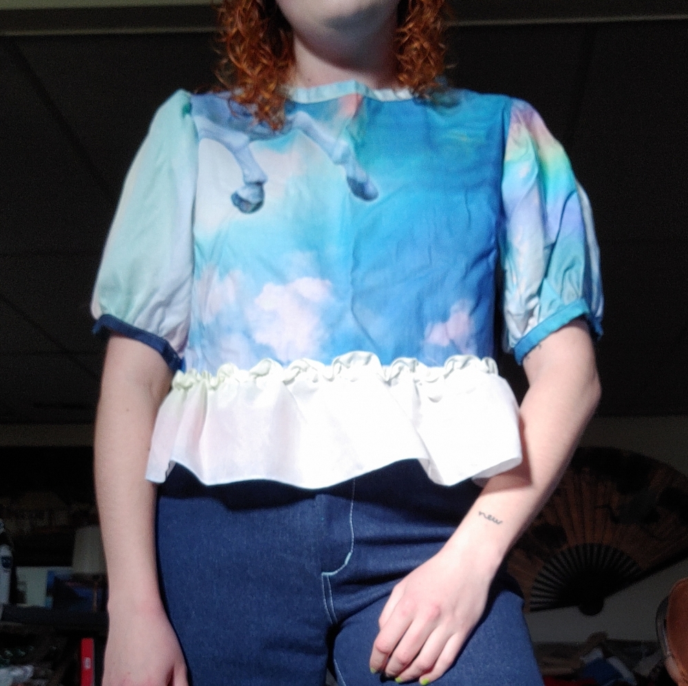 Handmade pegasus blouse